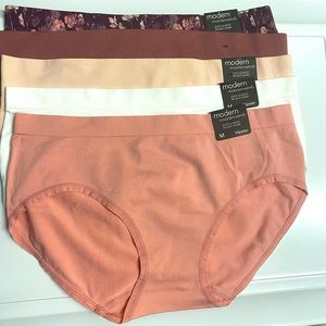 5 NEW, MEDIUM, MODERN HIPSTER PANTIES